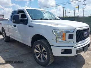 2019 Ford F-150 XL with VIN 1FTEX1EP9KKC61132, listed as a IAAI auction lot 43114893 with 90,277 mi miles and . Bid and sale history available at DreamBid. Image 1.