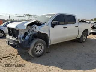2019 Chevrolet Silverado 1500 Work Truck with VIN 1GCUYAEF0KZ370392, listed as a Copart auction lot 74735804 with 107,281 mi miles and Salvage title. Bid and sale history available at DreamBid. Image 1.