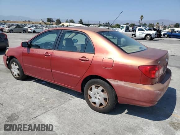 2005 Toyota Corolla CE with VIN 1NXBR32E65Z561775, listed as a Copart auction lot 68500955 with Not provided miles and Clean title. Bid and sale history available at DreamBid. Image 2.