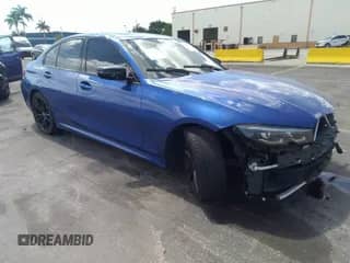 2022 BMW 3 Series M340i z VIN 3MW5U7J09N8C30907, wystawiony jako IAAI lot #41107329 z przebiegiem 19 307 mil mil oraz . Historia ofert i sprzedaży dostępna na DreamBid. Obrazek 1.