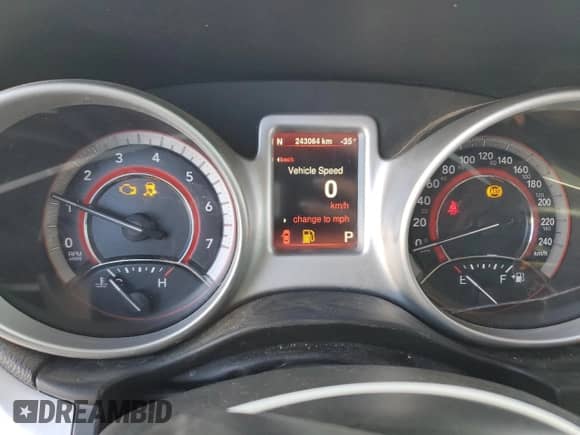 2016 Dodge Journey SXT z VIN 3C4PDCCG3GT185395, wystawiony jako Copart lot #83944305 z przebiegiem 243 064 mil mil oraz Czysty tytuł • Clean title. Historia ofert i sprzedaży dostępna na DreamBid. Obrazek 9.