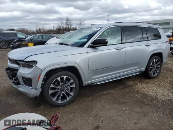 2022 Jeep Grand Cherokee Overland с VIN 1C4RJKDG7N8513455, выставлен на аукционе Copart как лот 52157695 с пробегом 42 087 миль миль и Списание • Salvage title. История ставок и продаж доступна на DreamBid. Изображение 1.
