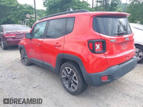 2018 Jeep Renegade Latitude with VIN ZACCJABB3JPG91146, listed as a IAAI auction lot 42296772 with 96,469 mi miles and . Bid and sale history available at DreamBid. Image 3.