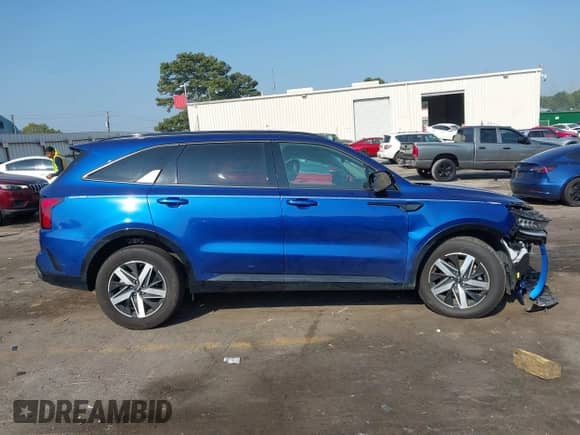 2023 Kia Sorento S with VIN 5XYRL4LCXPG247915, listed as a IAAI auction lot 43205776 with 37,358 mi miles and . Bid and sale history available at DreamBid. Image 14.