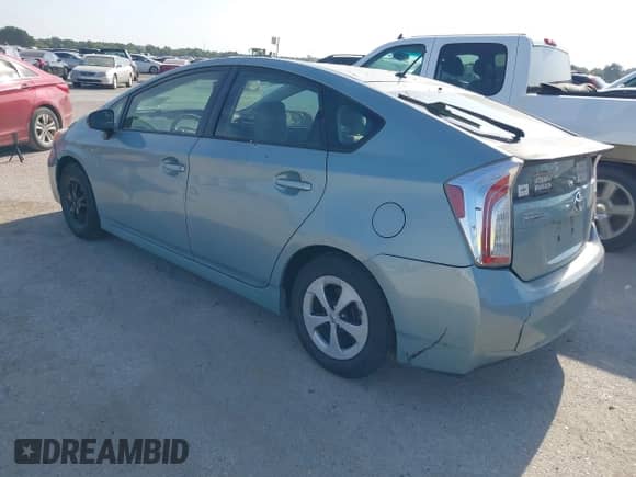 2013 Toyota Prius One with VIN JTDKN3DU2D5567974, listed as a IAAI auction lot 42796924 with Not provided miles and . Bid and sale history available at DreamBid. Image 3.