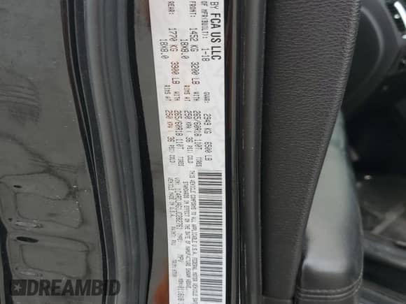 2018 Dodge Durango SXT z VIN 1C4RDJAG1JC282761, wystawiony jako Copart lot #65415095 z przebiegiem 125 907 mil mil oraz Szkoda całkowita • Salvage title. Historia ofert i sprzedaży dostępna na DreamBid. Obrazek 14.