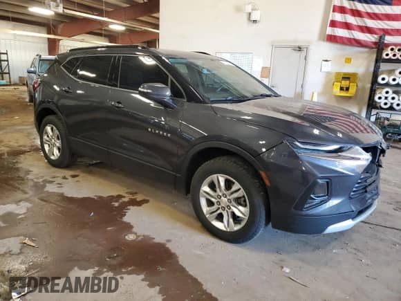 2021 Chevrolet Blazer LT with VIN 3GNKBCR48MS509267, listed as a Copart auction lot 71041425 with 98,236 mi miles and Salvage title. Bid and sale history available at DreamBid. Image 4.