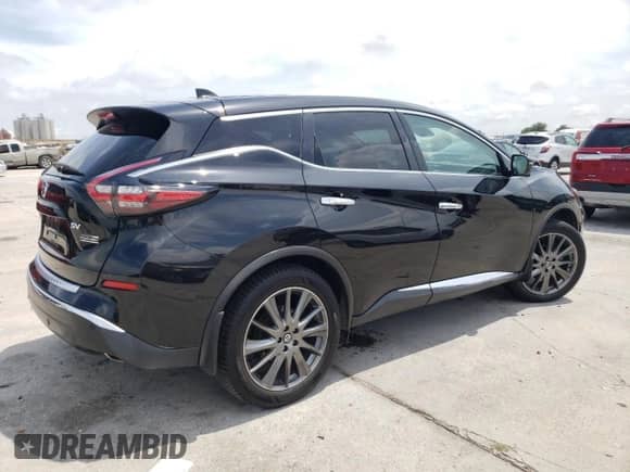 2021 Nissan Murano SV with VIN 5N1AZ2BJ5MC135163, listed as a Copart auction lot 65841395 with 72,733 mi miles and Salvage title. Bid and sale history available at DreamBid. Image 3.
