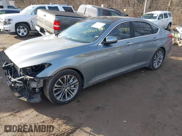 2015 Hyundai Genesis 3.8L with VIN KMHGN4JE8FU069453, listed as a IAAI auction lot 41541175 with 159,635 mi miles and . Bid and sale history available at DreamBid. Image 17.
