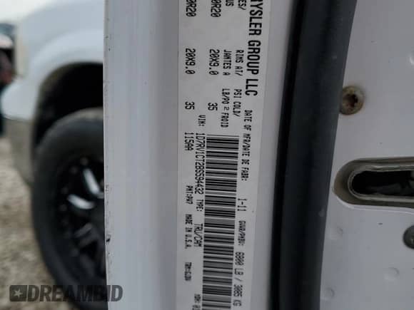 2011 Ram 1500 Sport with VIN 1D7RV1CT2BS594432, listed as a Copart auction lot 47476905 with 113,316 mi miles and Salvage title. Bid and sale history available at DreamBid. Image 12.