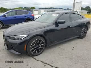 2023 BMW i4 eDrive40 with VIN WBY73AW06PFN95798, listed as a Copart auction lot 67530055 with 9,245 mi miles and Salvage title. Bid and sale history available at DreamBid. Image 1.