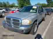 2005 Dodge Dakota SLT with VIN 1D7HW48N05S177433, listed as a IAAI auction lot 43024048 with 141,066 mi miles and . Bid and sale history available at DreamBid. Image 2.
