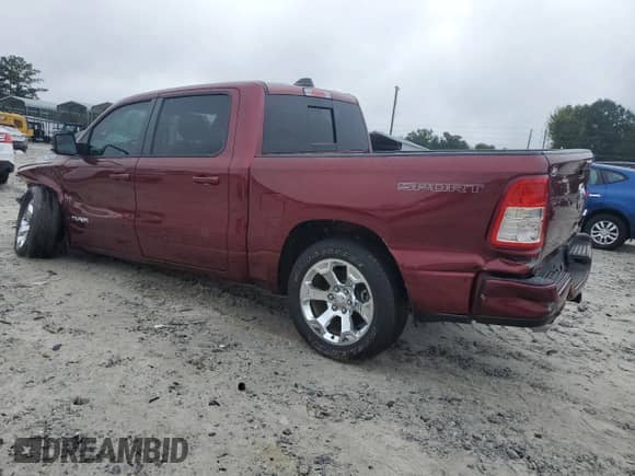 2023 Ram 1500 Lone Star with VIN 1C6SRFFT2PN704918, listed as a Copart auction lot 68173665 with 23,834 mi miles and Salvage title. Bid and sale history available at DreamBid. Image 2.