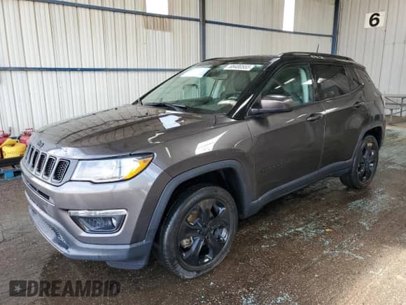 2021 Jeep Compass Latitude with VIN 3C4NJDBB3MT527211, listed as a Copart auction lot 68400555 with 44,981 mi miles and Clean title. Bid and sale history available at DreamBid. Image 1.