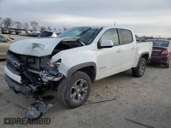 2019 Chevrolet Colorado 4WD Z71 with VIN 1GCPTDE12K1231378, listed as a Copart auction lot 42164285 with Not provided miles and Salvage title. Bid and sale history available at DreamBid. Image 1.