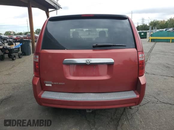 2008 Dodge Grand Caravan SXT with VIN 1D8HN54P58B107622, listed as a Copart auction lot 80317165 with 140,833 mi miles and Salvage title. Bid and sale history available at DreamBid. Image 6.