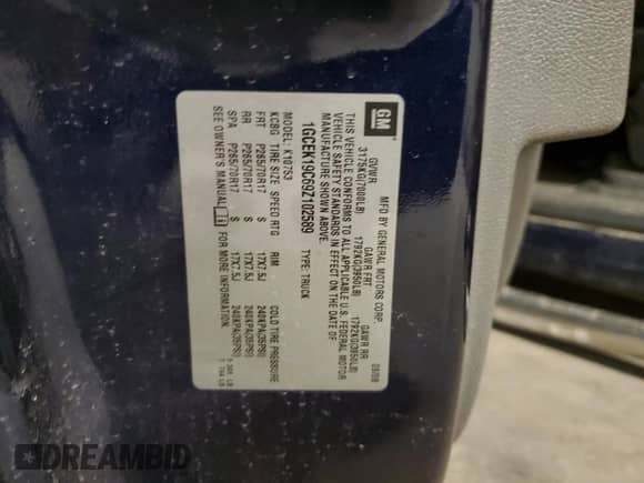 2009 Chevrolet Silverado 1500 LS z VIN 1GCEK19C69Z102589, wystawiony jako Copart lot #49677815 z przebiegiem 107 012 mil mil oraz Szkoda całkowita • Salvage title. Historia ofert i sprzedaży dostępna na DreamBid. Obrazek 12.