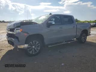 2024 Chevrolet Silverado 1500 LT with VIN 2GCPACED3R1158830, listed as a Copart auction lot 83817175 with 57,891 mi miles and Non repairable. Bid and sale history available at DreamBid. Image 1.