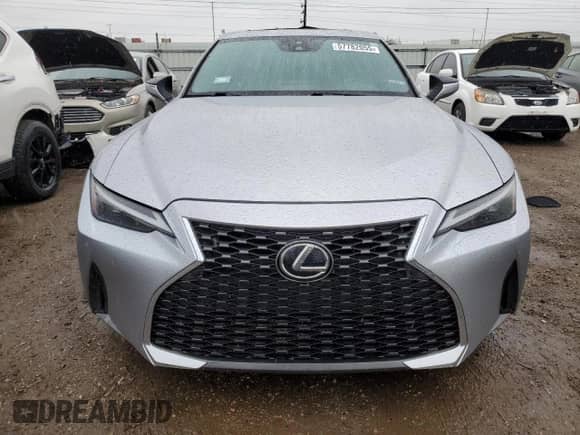 2021 Lexus IS 300 with VIN JTHC81F27M5045772, listed as a Copart auction lot 57782055 with 21,753 mi miles and Salvage title. Bid and sale history available at DreamBid. Image 5.