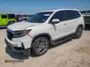 2022 Honda Passport EX-L with VIN 5FNYF7H56NB004055, listed as a Copart auction lot 80313405 with 56,500 mi miles and Salvage title. Bid and sale history available at DreamBid. Image 1.