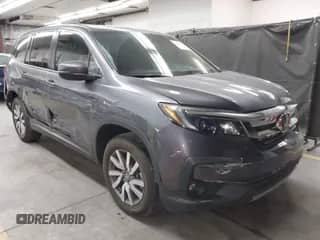 2021 Honda Pilot EX-L with VIN 5FNYF5H55MB041584, listed as a IAAI auction lot 42476888 with 53,376 mi miles and . Bid and sale history available at DreamBid. Image 1.