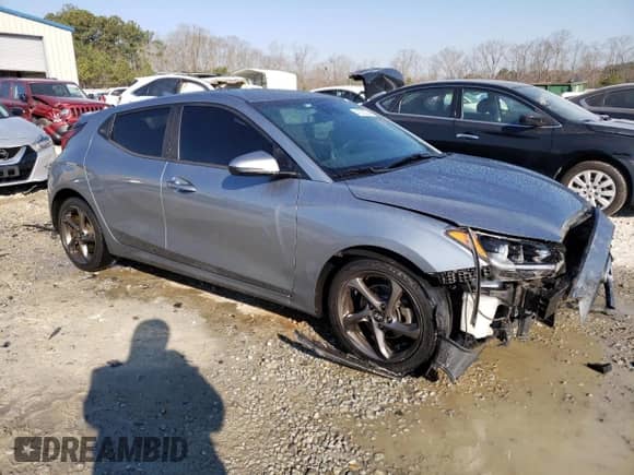 2019 Hyundai Veloster 2.0 z VIN KMHTG6AF6KU019819, wystawiony jako Copart lot #43353304 z przebiegiem 104 822 mil mil oraz . Historia ofert i sprzedaży dostępna na DreamBid. Obrazek 4.