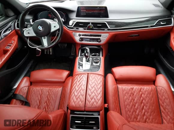 2022 BMW 7 Series 750i xDrive with VIN WBA7U2C09NCH79303, listed as a Copart auction lot 58514325 with 69,692 mi miles and Salvage title. Bid and sale history available at DreamBid. Image 8.