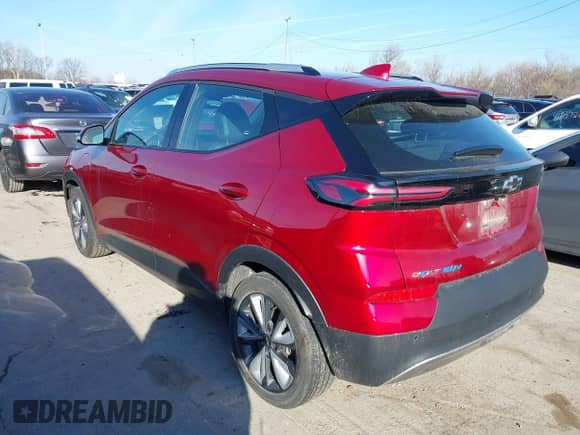 2022 Chevrolet Bolt EUV LT with VIN 1G1FY6S01N4102953, listed as a IAAI auction lot 41863303 with Not provided miles and . Bid and sale history available at DreamBid. Image 3.