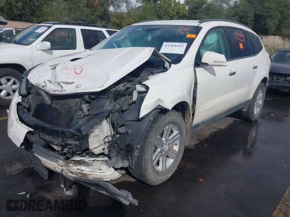 2013 Chevrolet Traverse LT with VIN 1GNKRJKD5DJ222030, listed as a IAAI auction lot 43364444 with 193,870 mi miles and . Bid and sale history available at DreamBid. Image 18.