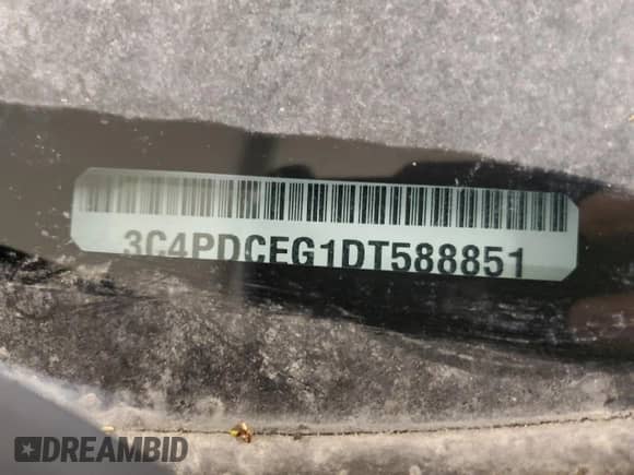 2013 Dodge Journey R/T z VIN 3C4PDCEG1DT588851, wystawiony jako Copart lot #53170775 z przebiegiem 204 457 mil mil oraz Czysty tytuł • Clean title. Historia ofert i sprzedaży dostępna na DreamBid. Obrazek 13.