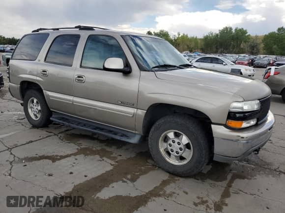 2001 Chevrolet Tahoe LT with VIN 1GNEK13T71J161105, listed as a Copart auction lot 68184505 with 160,785 mi miles and Salvage title. Bid and sale history available at DreamBid. Image 4.