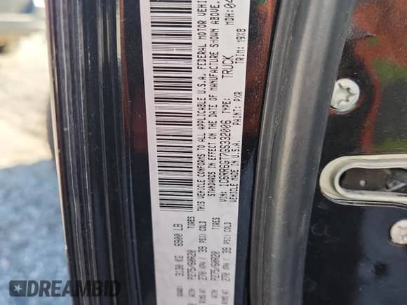 2016 Ram 1500 SLT with VIN 1C6RR6GT7GS332006, listed as a Copart auction lot 65651045 with 115,077 mi miles and Salvage title. Bid and sale history available at DreamBid. Image 12.