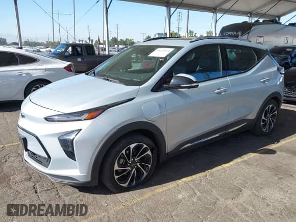 2022 Chevrolet Bolt EUV Premier with VIN 1G1FZ6S03N4115443, listed as a IAAI auction lot 43023555 with 43,360 mi miles and . Bid and sale history available at DreamBid. Image 17.