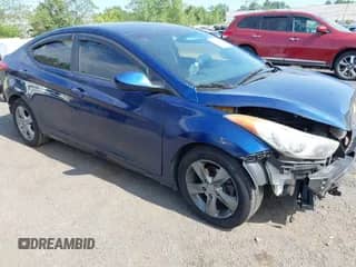 2013 Hyundai Elantra GLS with VIN KMHDH4AE8DU640866, listed as a IAAI auction lot 42808349 with 121,269 mi miles and . Bid and sale history available at DreamBid. Image 1.