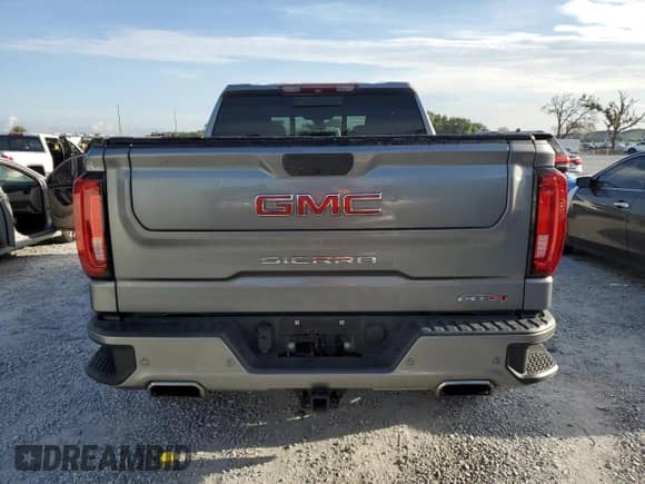 2019 GMC Sierra 1500 AT4 with VIN 1GTP9EED2KZ265028, listed as a Copart auction lot 63942745 with 55,642 mi miles and Salvage title. Bid and sale history available at DreamBid. Image 6.