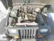 1995 Jeep Wrangler Sahara with VIN 1J4FY49S4SP268925, listed as a Copart auction lot 76695774 with 158,363 mi miles and Clean title. Bid and sale history available at DreamBid. Image 11.