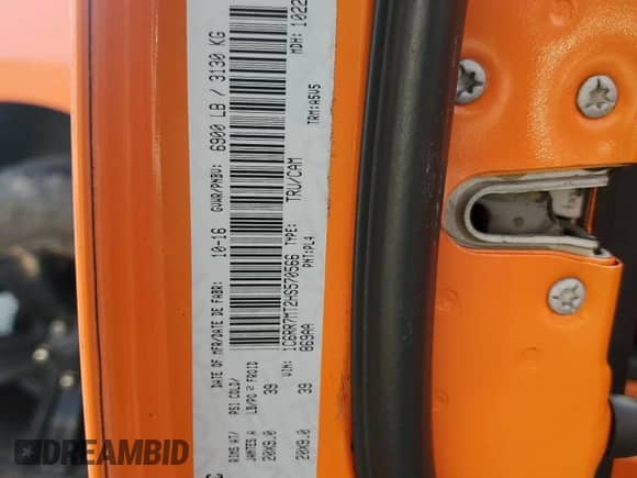 2017 Ram 1500 Night с VIN 1C6RR7MT2HS570566, выставлен на аукционе Copart как лот 67361515 с пробегом 152 791 миль миль и Списание • Salvage title. История ставок и продаж доступна на DreamBid. Изображение 12.