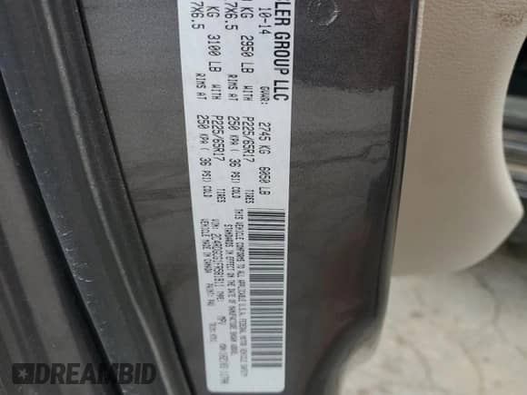 2015 Dodge Grand Caravan SXT z VIN 2C4RDGCG1FR581911, wystawiony jako Copart lot #87279635 z przebiegiem 136 076 mil mil oraz Szkoda całkowita • Salvage title. Historia ofert i sprzedaży dostępna na DreamBid. Obrazek 13.