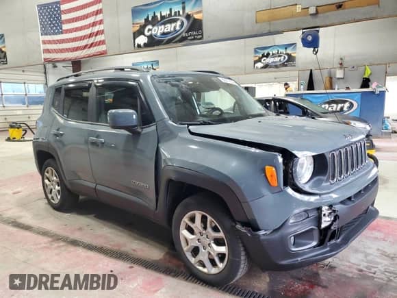 2017 Jeep Renegade Altitude with VIN ZACCJBBB5HPG16514, listed as a Copart auction lot 86077855 with 85,454 mi miles and Salvage title. Bid and sale history available at DreamBid. Image 4.