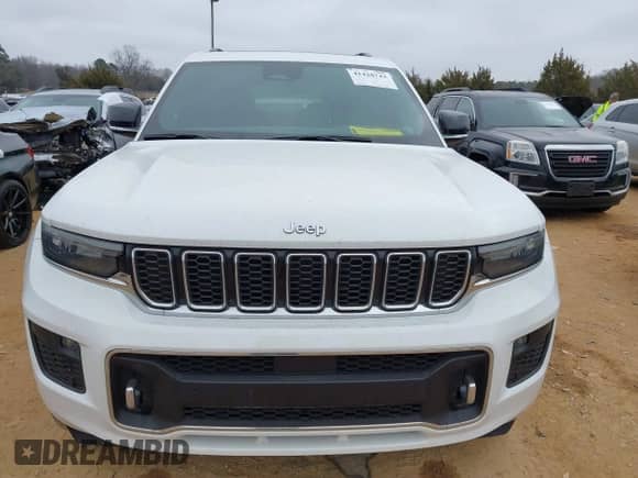 2023 Jeep Grand Cherokee Overland with VIN 1C4RJKDT9P8107466, listed as a IAAI auction lot 41428743 with 34,317 mi miles and . Bid and sale history available at DreamBid. Image 12.