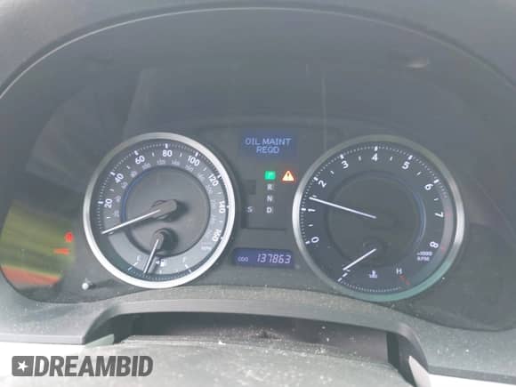 2011 Lexus IS 350 with VIN JTHBE5C23B5027203, listed as a IAAI auction lot 41861662 with 137,863 mi miles and . Bid and sale history available at DreamBid. Image 7.