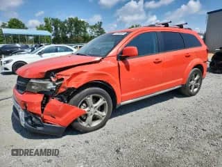 2017 Dodge Journey Crossroad Plus with VIN 3C4PDCGB4HT633952, listed as a Copart auction lot 62992945 with 145,313 mi miles and Salvage title. Bid and sale history available at DreamBid. Image 1.