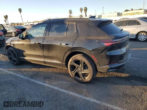 2024 Chevrolet Equinox EV RS with VIN 3GN7DNRP1RS224360, listed as a Copart auction lot 88351525 with 3,821 mi miles and Salvage title. Bid and sale history available at DreamBid. Image 2.