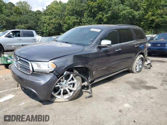 2018 Dodge Durango Citadel with VIN 1C4RDHEGXJC473601, listed as a Copart auction lot 71525315 with 117,234 mi miles and Salvage title. Bid and sale history available at DreamBid. Image 1.