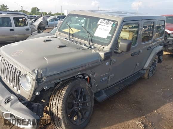 2021 Jeep Wrangler Unlimited Sahara с VIN 1C4JJXP67MW688912, выставлен на аукционе IAAI как лот 42678639 с пробегом Не указан миль и . История ставок и продаж доступна на DreamBid. Изображение 16.