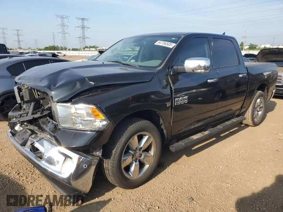 2015 Ram 1500 Big Horn with VIN 1C6RR7LG9FS504128, listed as a Copart auction lot 64756505 with 132,538 mi miles and Salvage title. Bid and sale history available at DreamBid. Image 1.