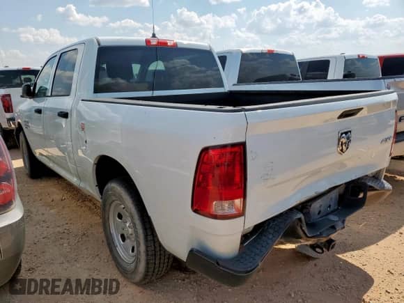 2023 Ram 1500 Tradesman z VIN 3C6RR7KG5PG671855, wystawiony jako Copart lot #59319805 z przebiegiem 29 284 mil mil oraz Szkoda całkowita • Salvage title. Historia ofert i sprzedaży dostępna na DreamBid. Obrazek 2.