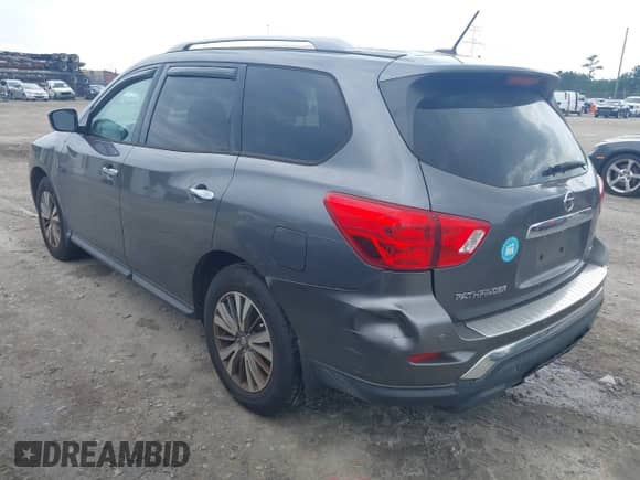 2017 Nissan Pathfinder SV with VIN 5N1DR2MN3HC626236, listed as a IAAI auction lot 42681913 with 101,334 mi miles and . Bid and sale history available at DreamBid. Image 3.