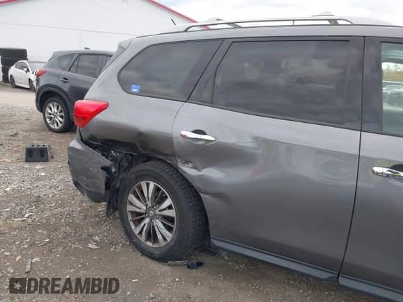 2018 Nissan Pathfinder S with VIN 5N1DR2MN1JC674002, listed as a IAAI auction lot 43531962 with 72,596 mi miles and . Bid and sale history available at DreamBid. Image 6.