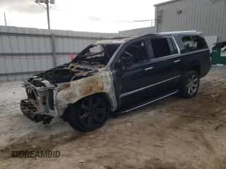 2020 Cadillac Escalade ESV Luxury with VIN 1GYS4HKJ8LR113142, listed as a Copart auction lot 42699165 with Not provided miles and Non repairable. Bid and sale history available at DreamBid. Image 1.